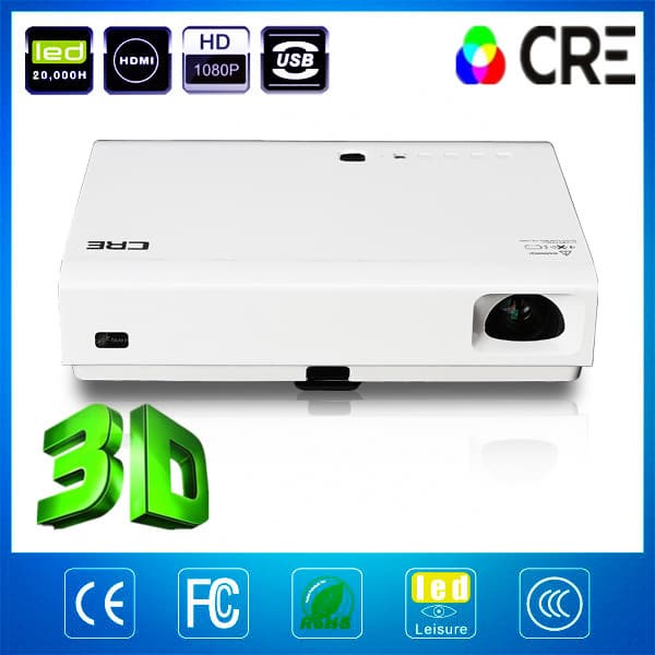 3D Laser DLP Projector with bright 3800 ansi Lumen android